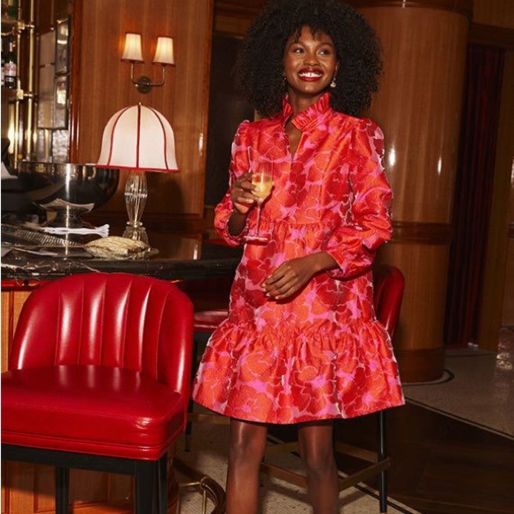 Tuckernuck NWT Red Fil Coupe Palmerston Dress